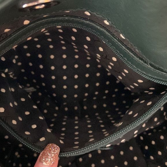 Furla dark green satchel - Picture 11 of 12